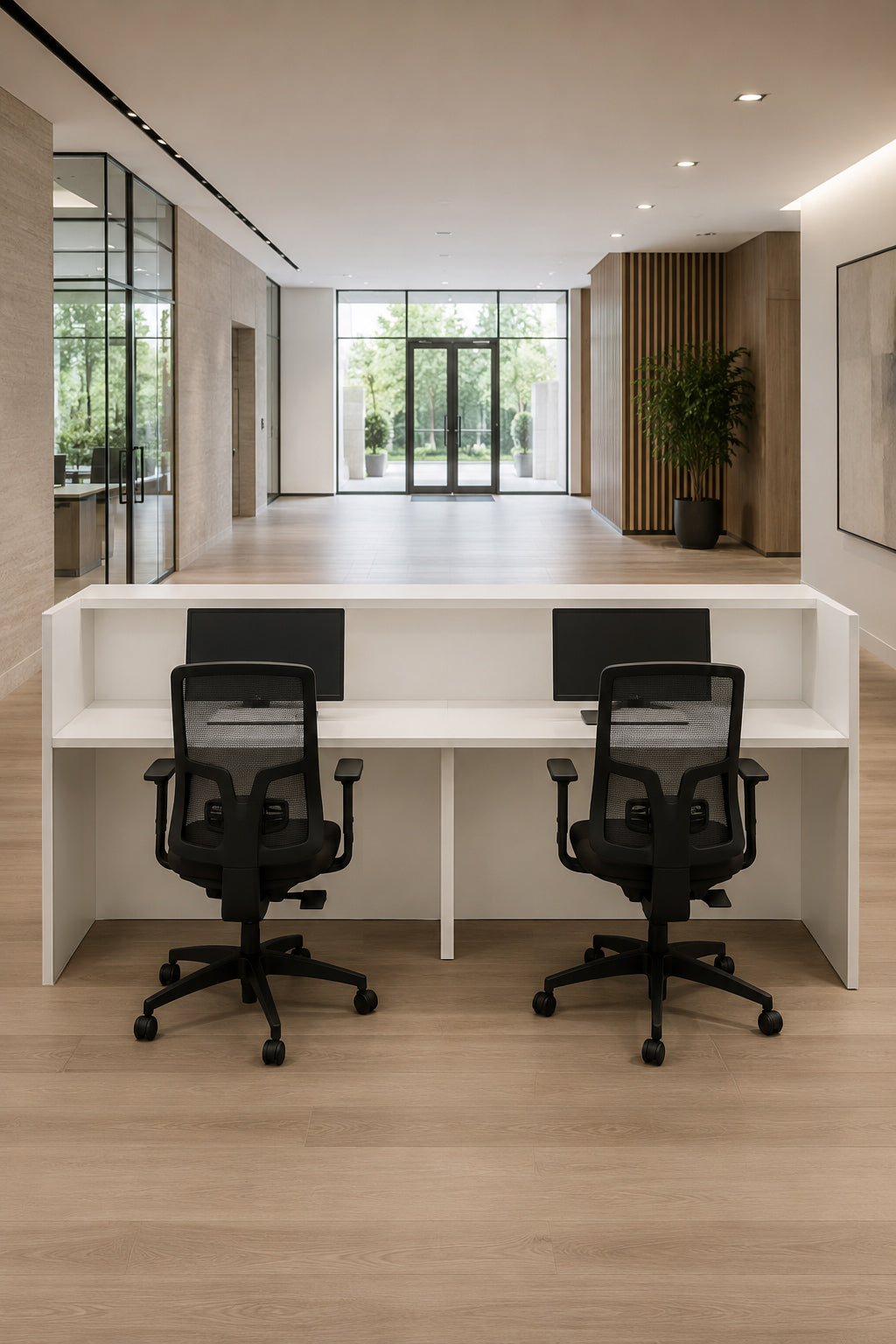 Banque d'Accueil Design Vogue 2 Postes