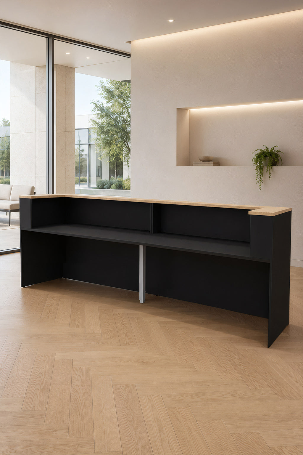 Comptoir d’accueil professionnel Delta Pro L145 à L365