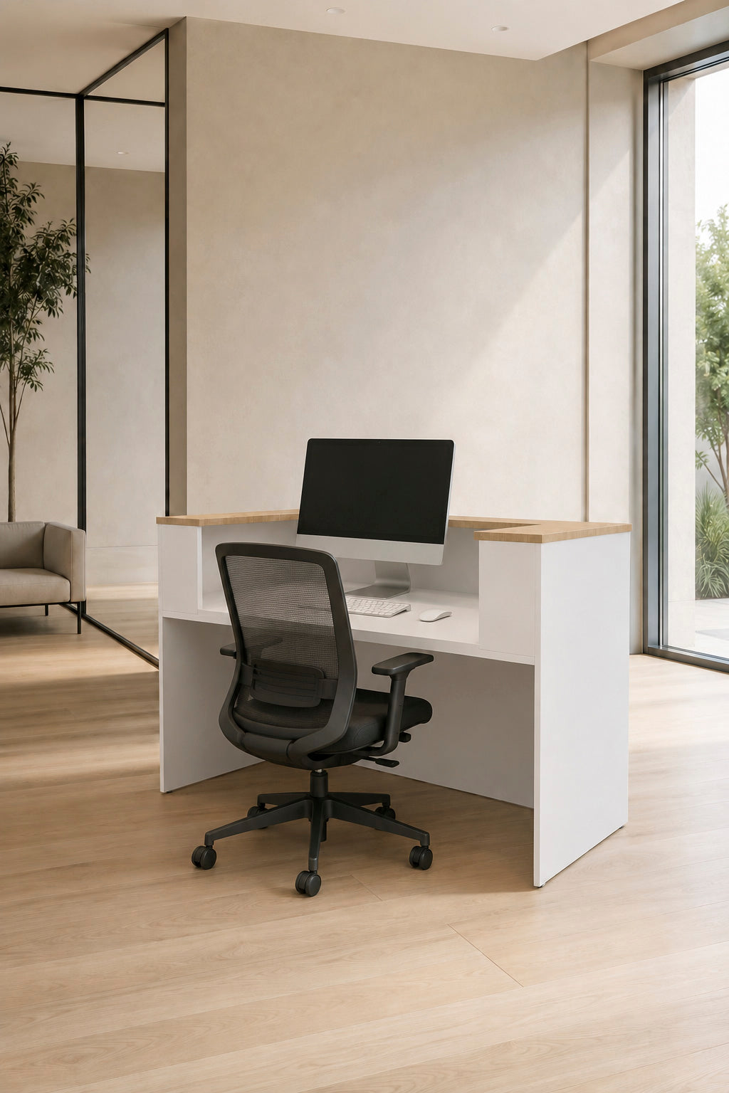 Comptoir d’accueil professionnel Delta Pro L145 à L365