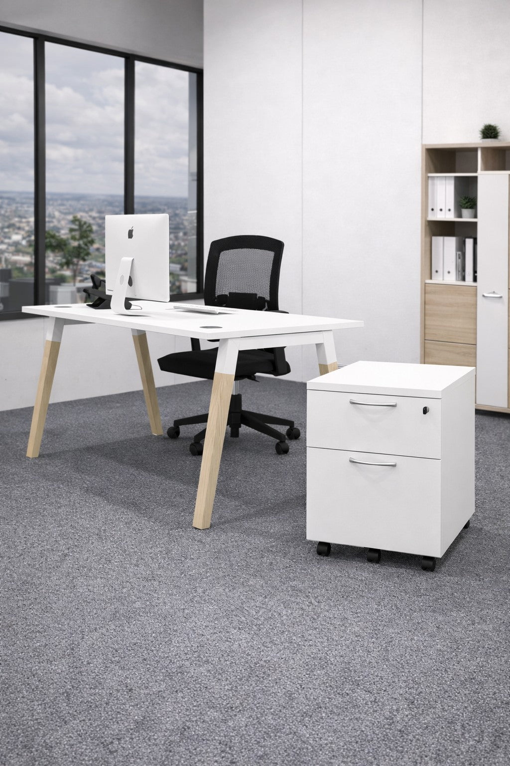 Bureau professionnel individuel Oslo P70 P80 cm