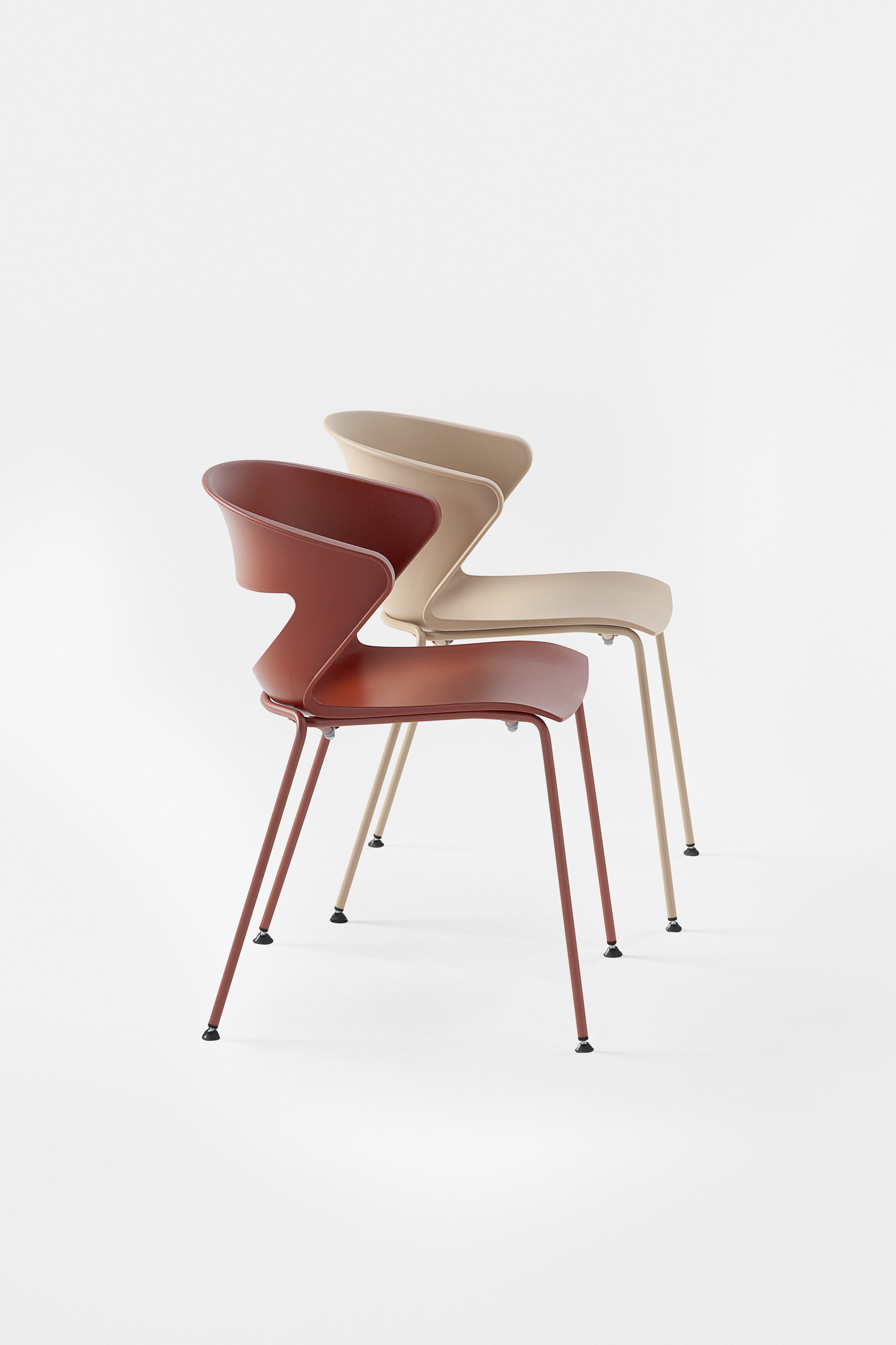 Chaise empilable Kicca – Coque polypropylène