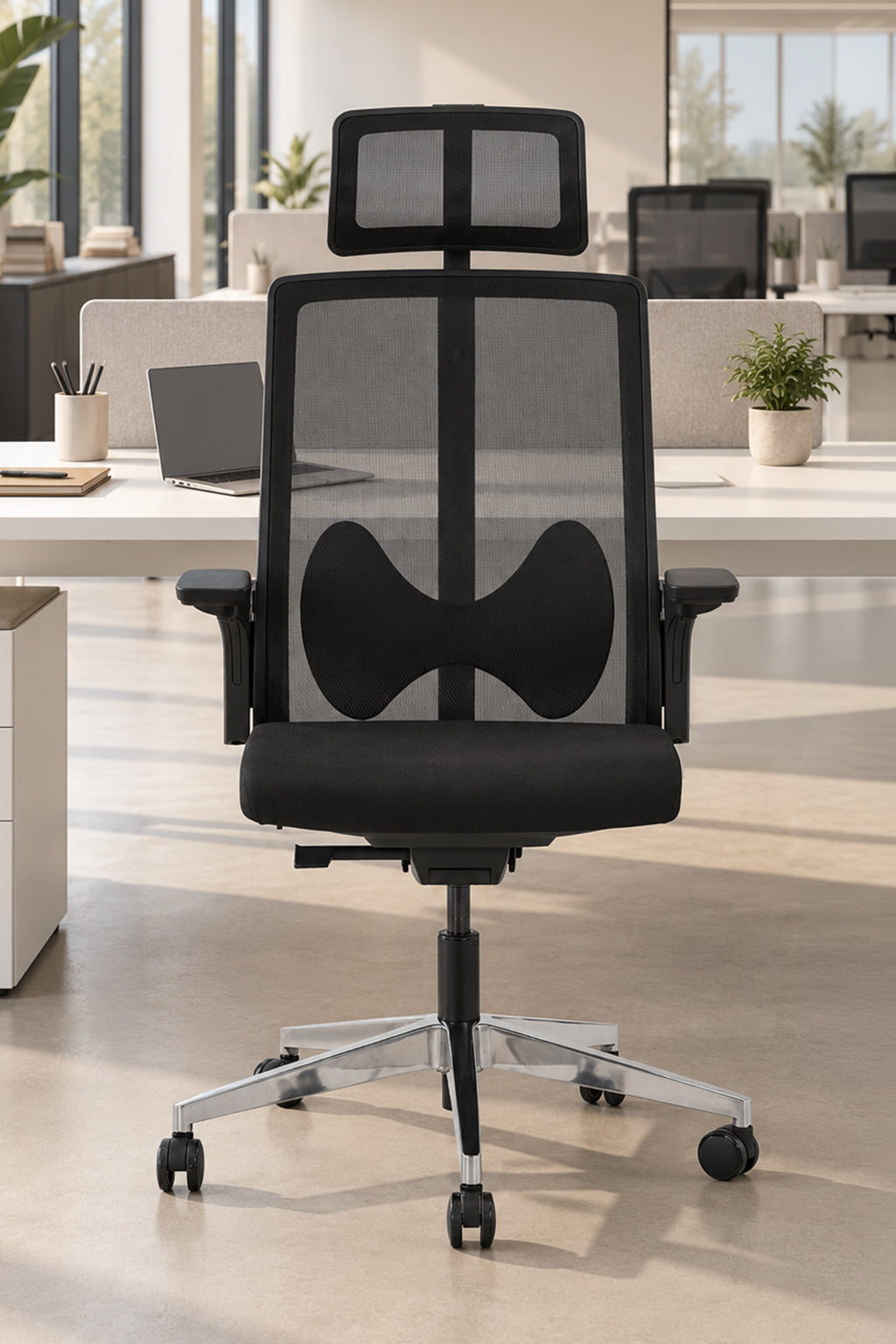 Fauteuil ergonomique Papillon avec têtière