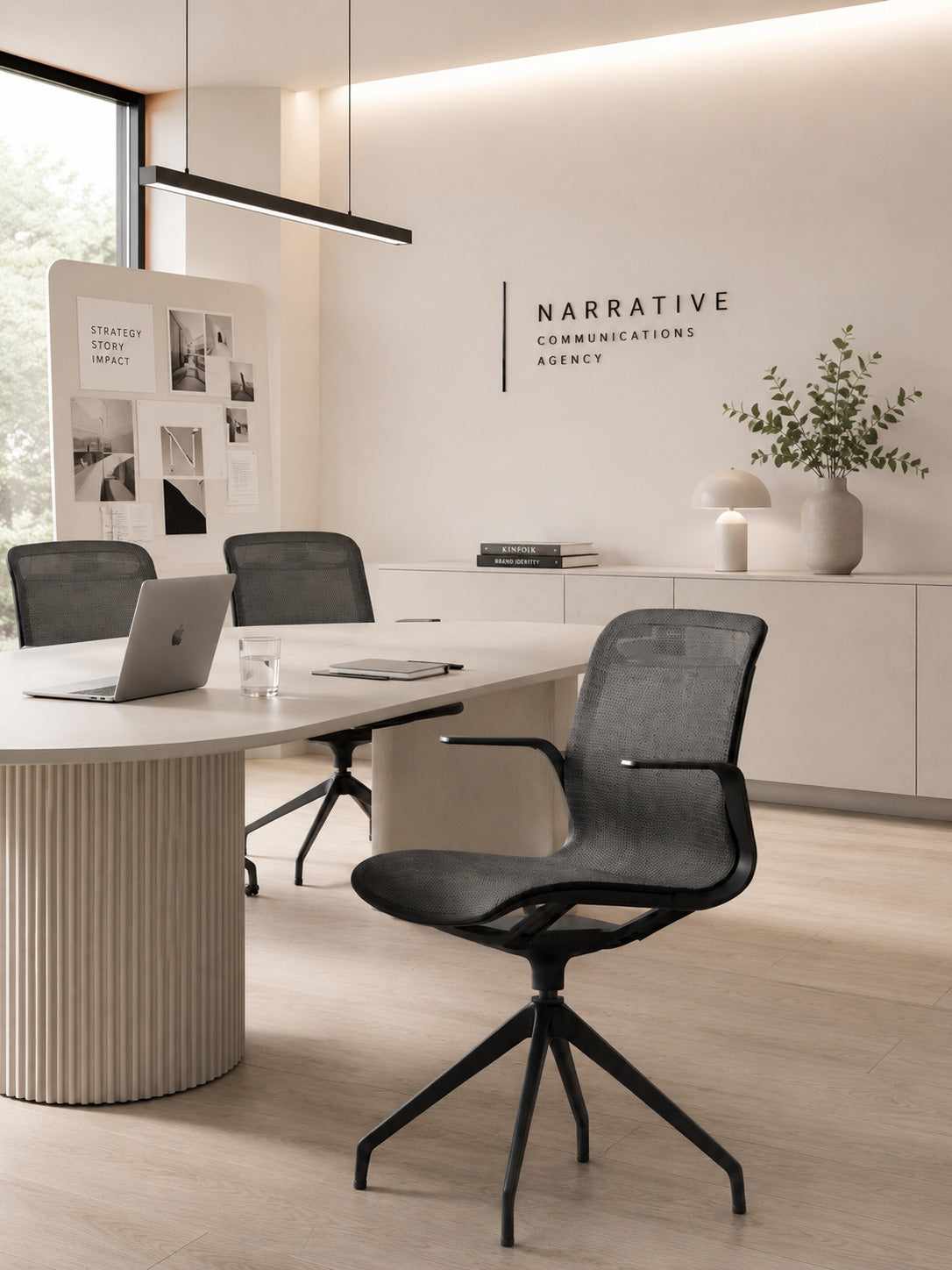 Fauteuil visiteur Jodie Black