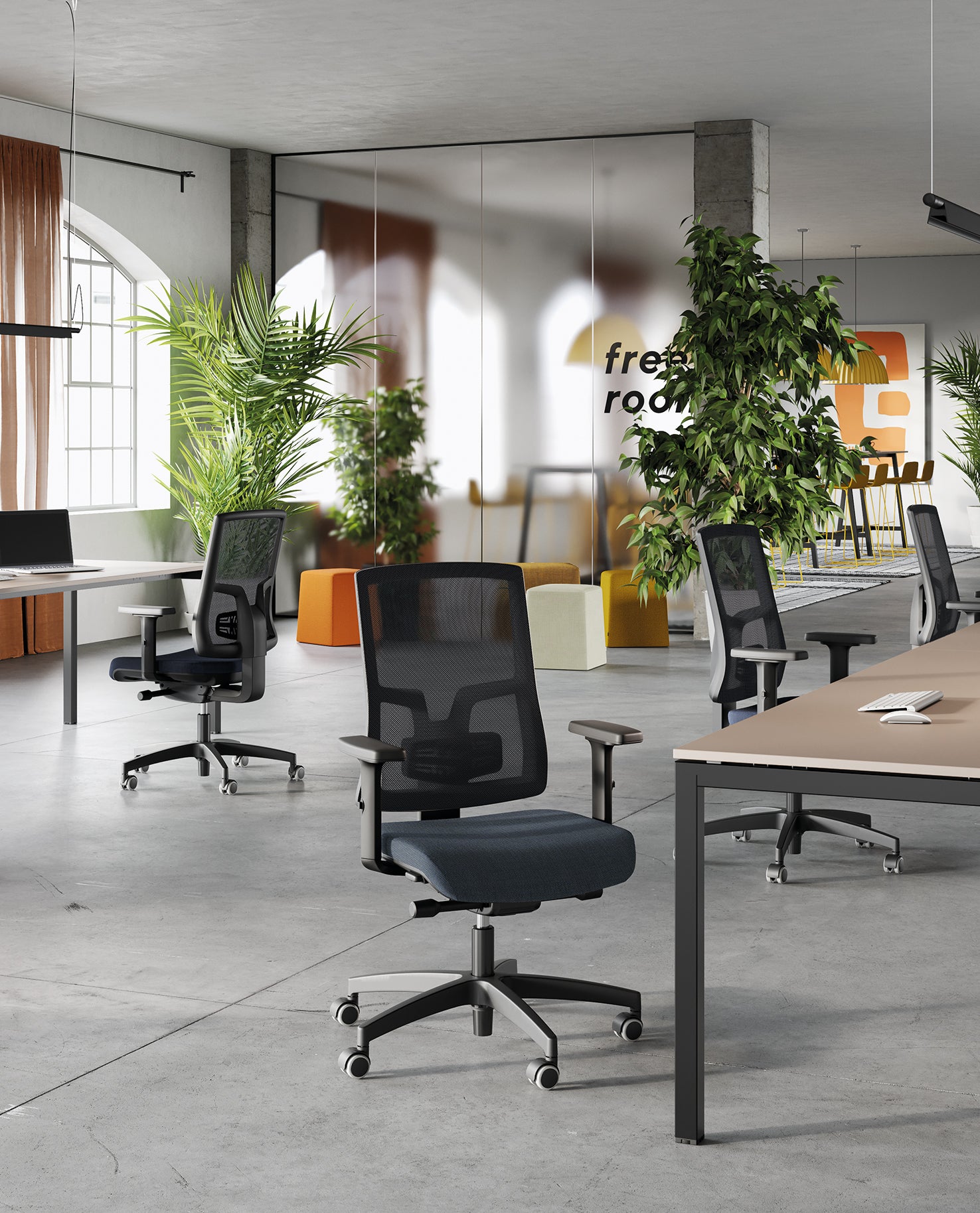 Fauteuil Ergonomique Kiku Black Mesh