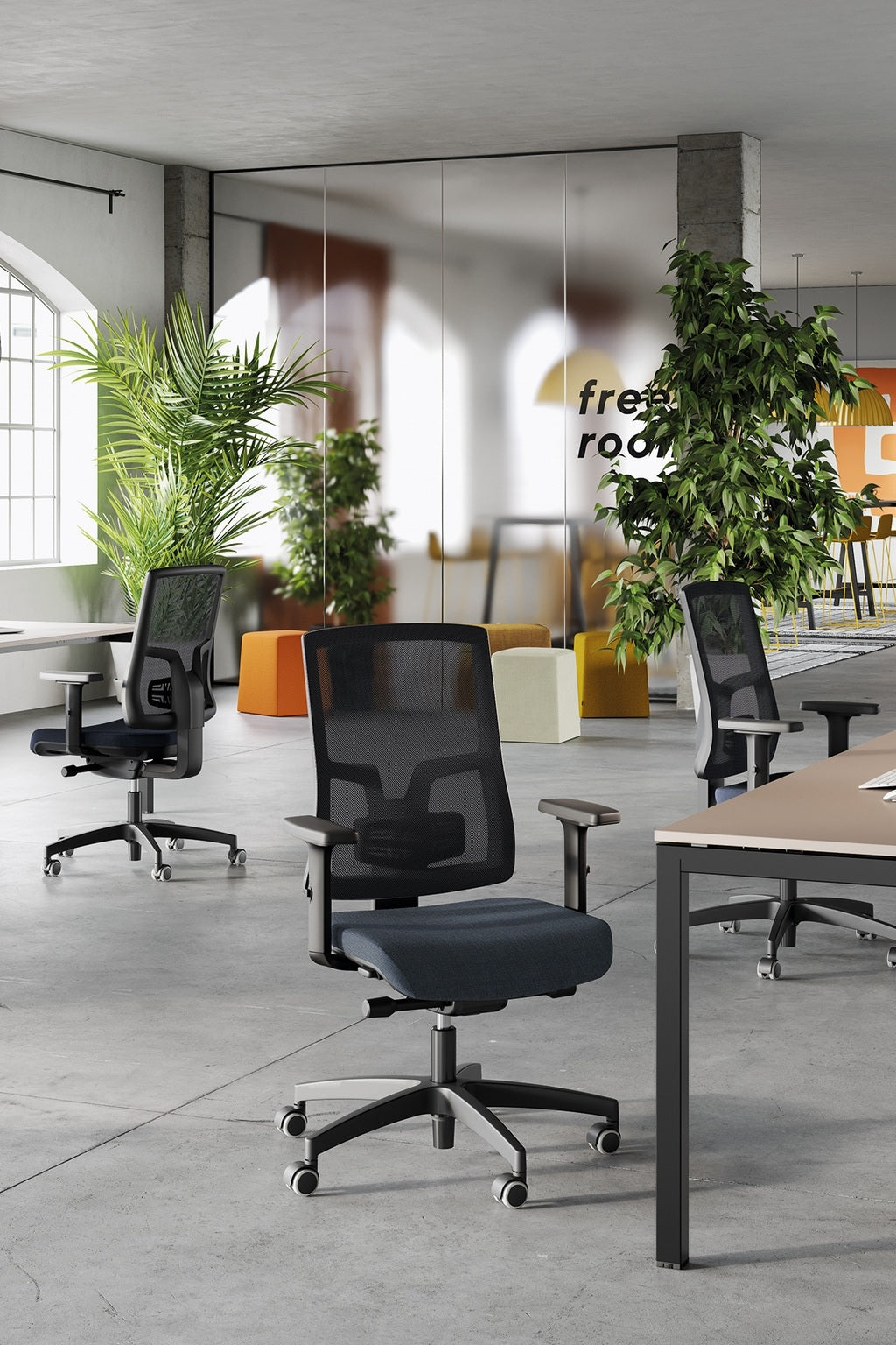 Fauteuil Ergonomique Kiku Black Mesh