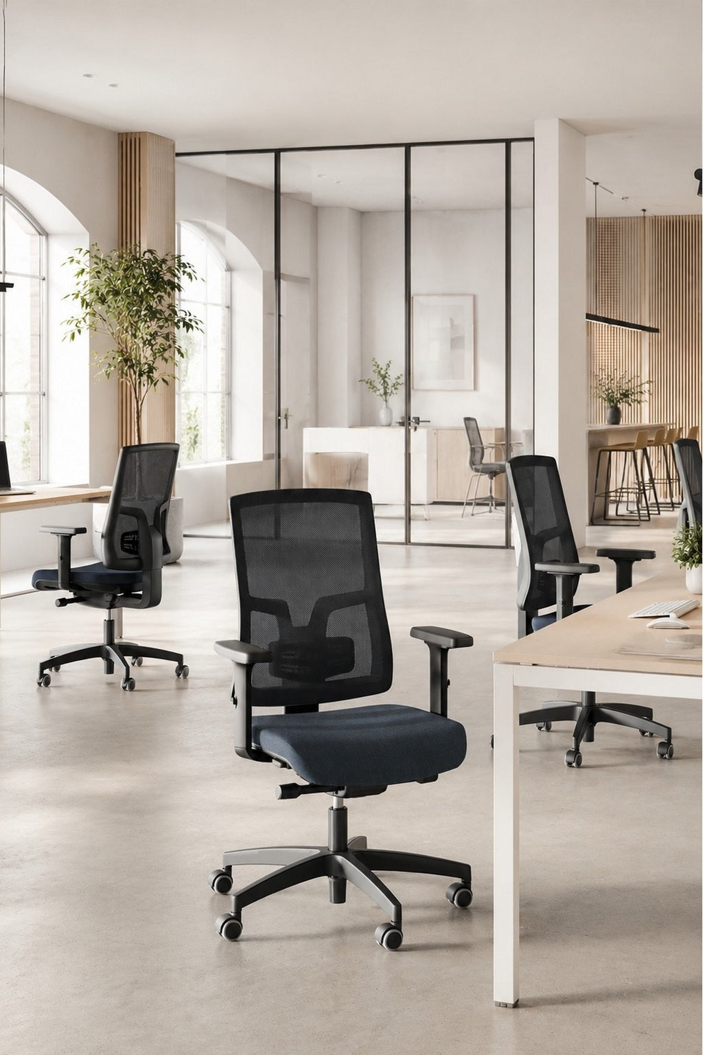Fauteuil Ergonomique Kiku Black Mesh