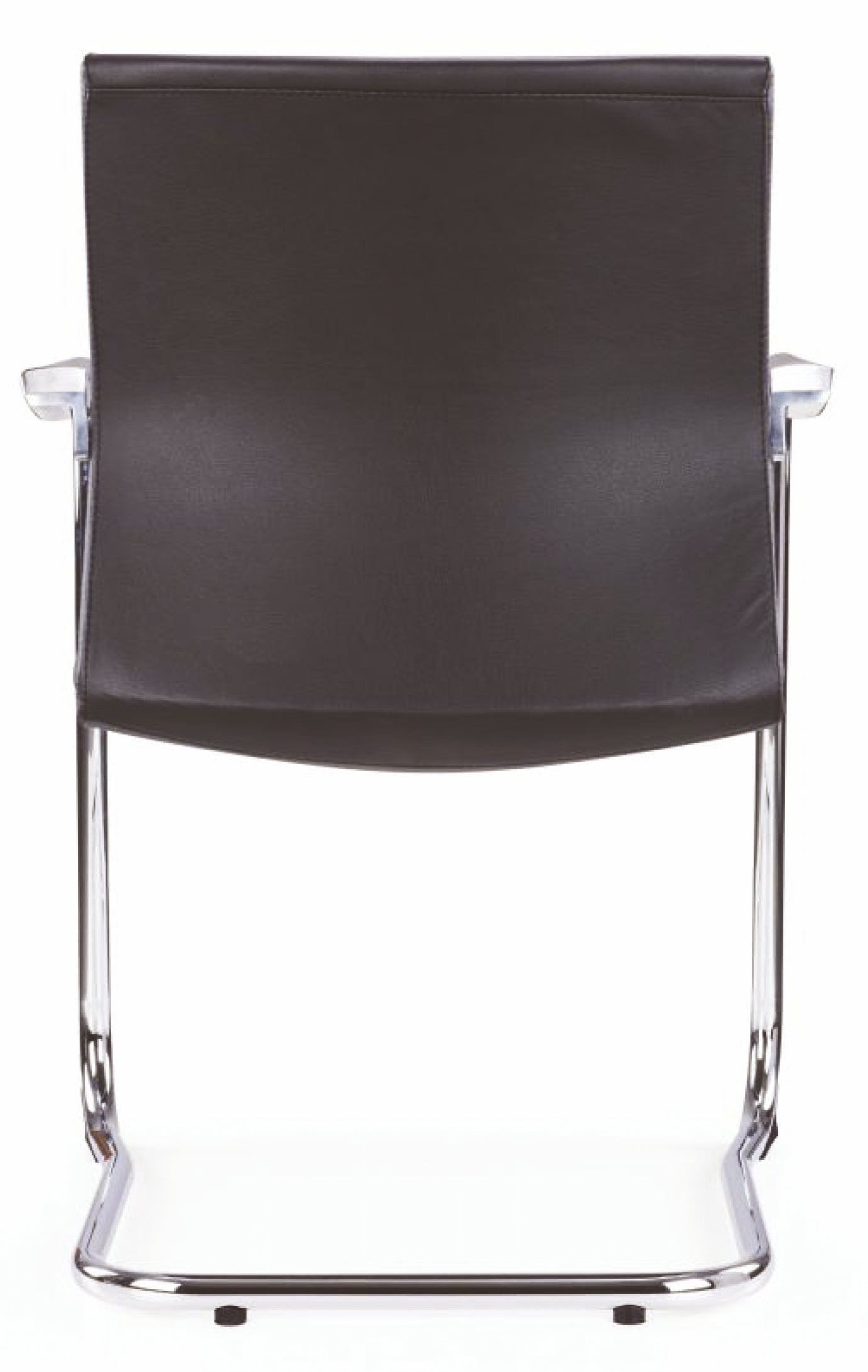 Le lot de 2 fauteuils visiteur Pyxis en simili-cuir noir de Monsieur Bureau, doté d'une structure métallique élégante et d'une base cantilever, se distingue par son design moderne idéal pour les espaces professionnels.