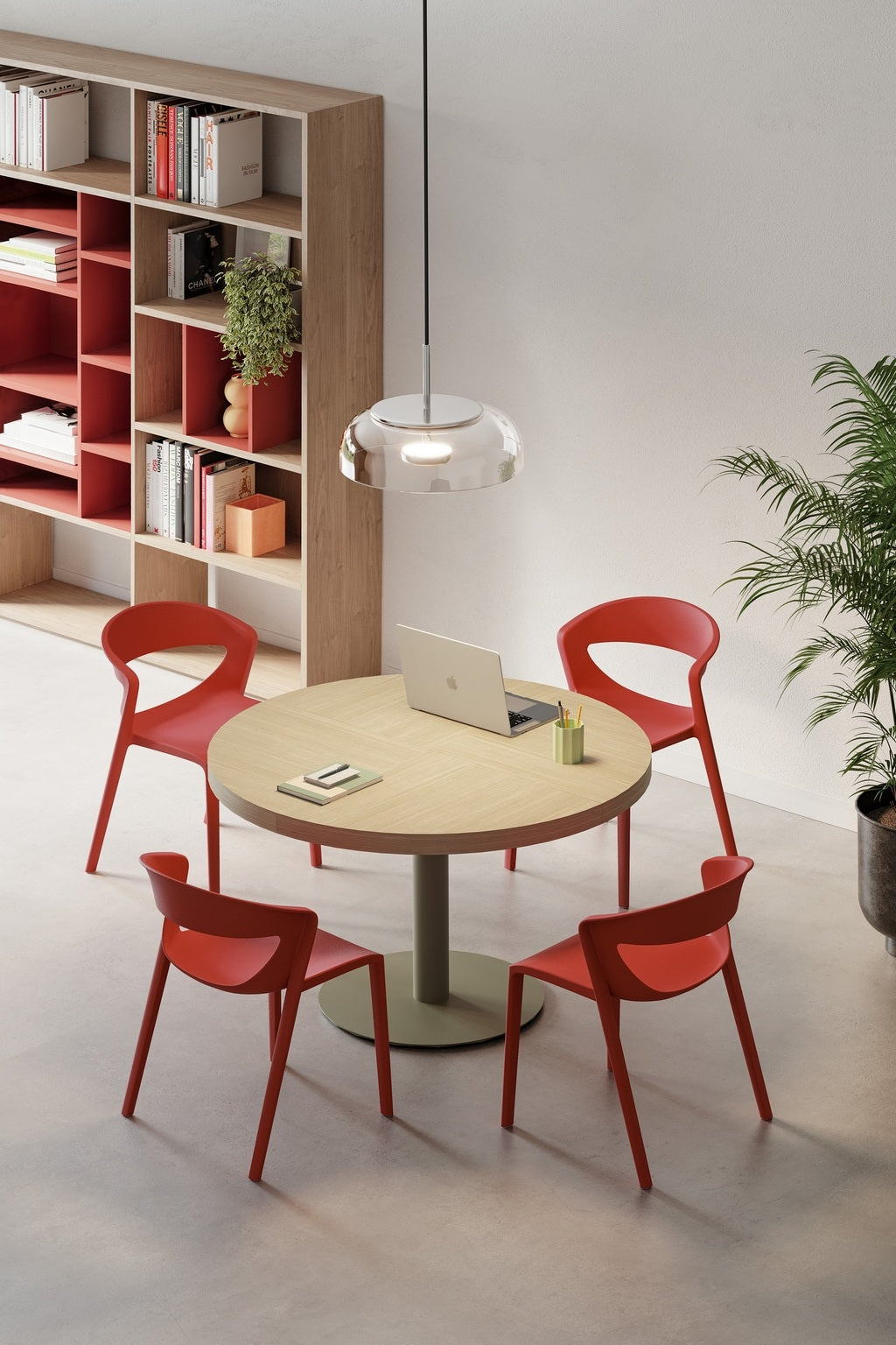 Lot de 2 chaises monobloc empilables Kika Polypropylène