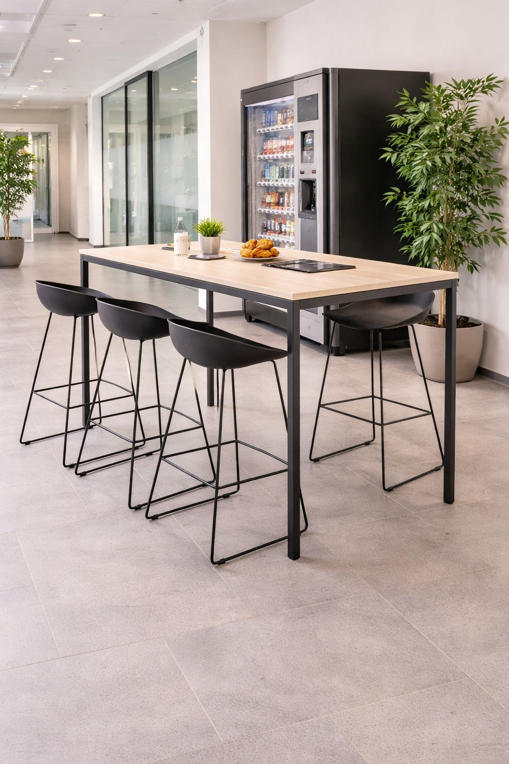 Tabouret Haut Alpa Polypropylène et Métal