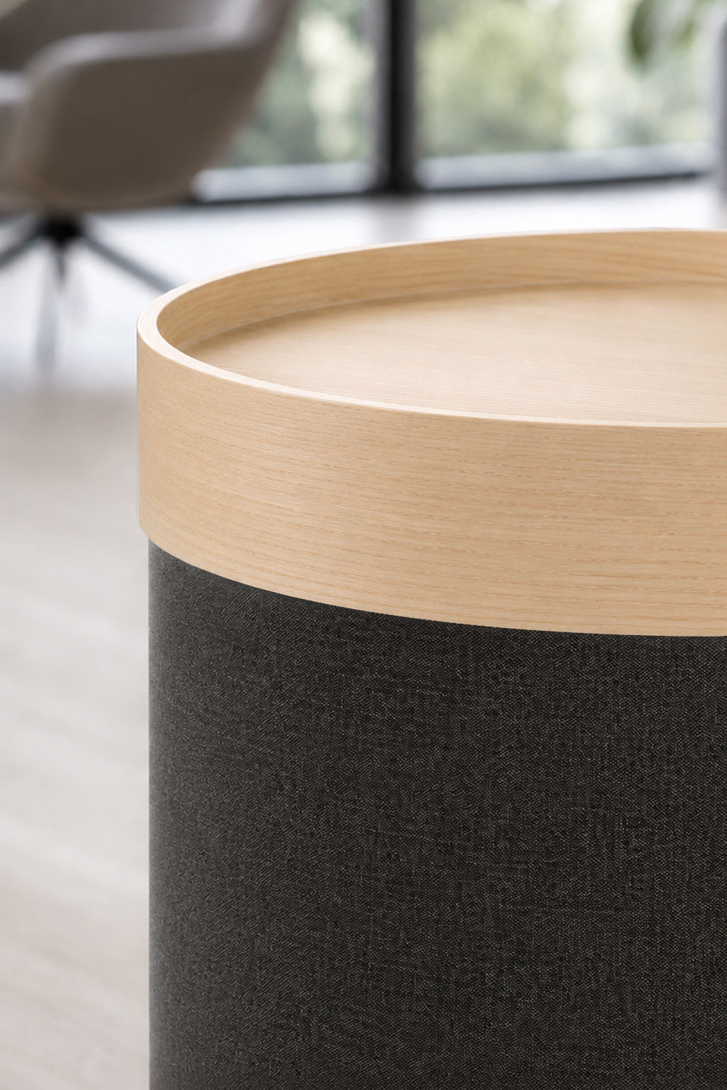 Table basse Pouf Drum - Ø45xH40 cm