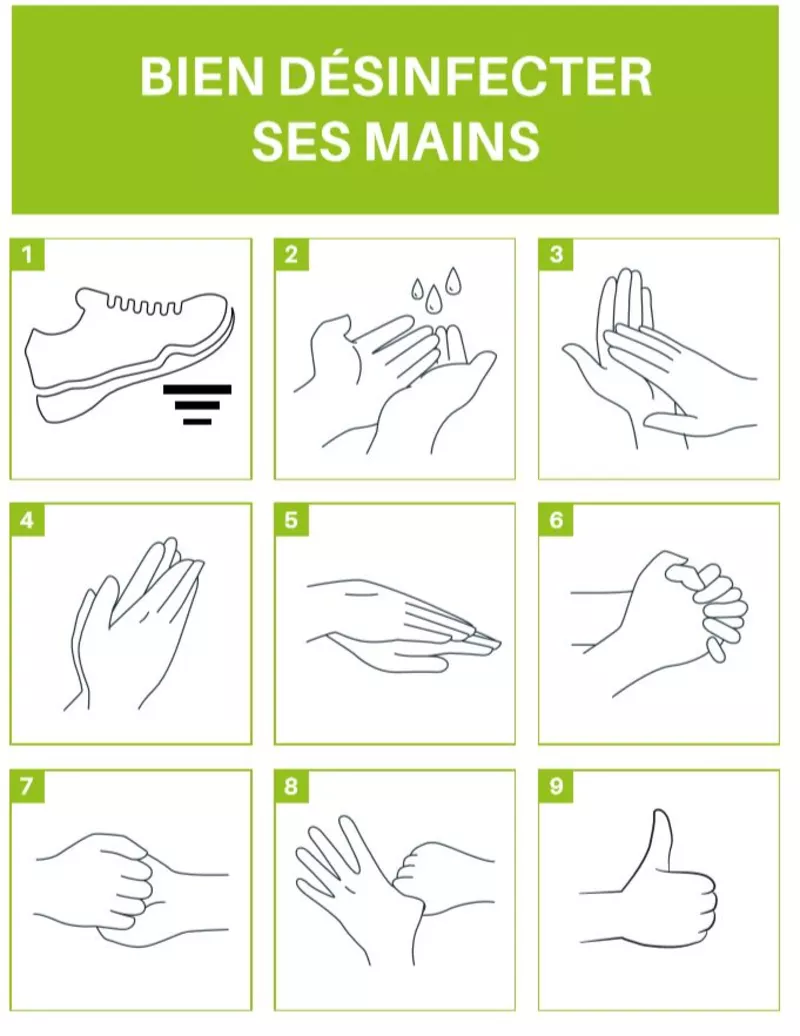 Colonne de désinfection des mains  sans contact An'Gel 2
