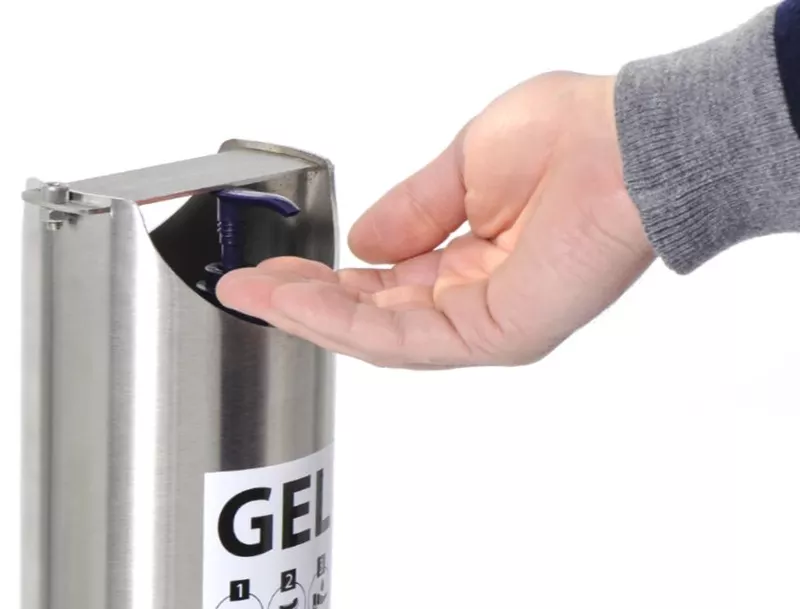 Colonne de désinfection des mains sans contact An'Gel