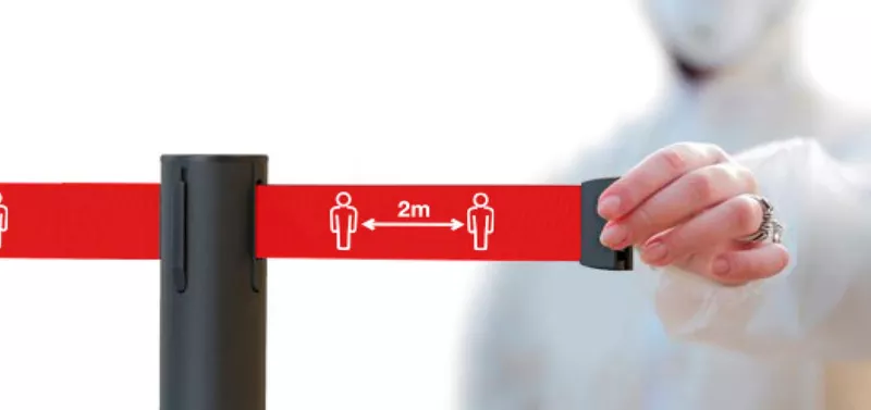 Pack de deux poteaux séparateurs
