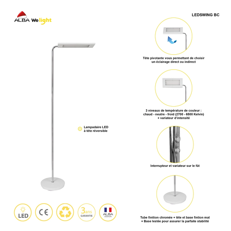 Lampadaire LED SWITCH