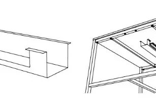 Goulotte universelle pour table carrée Astral