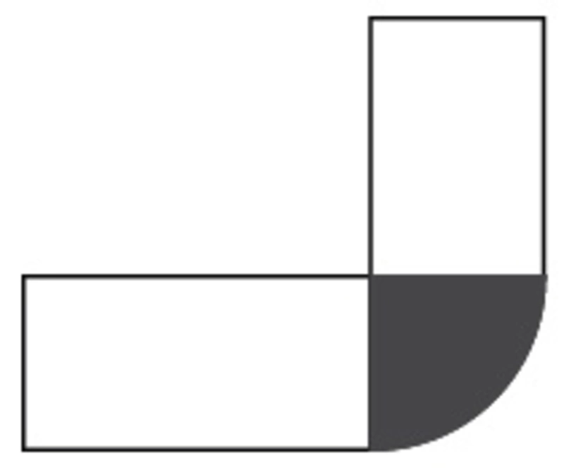 Angle de liaison 90&deg; Effect pour bureau professionnel