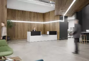 Banque d'accueil ABBA avec PMR central