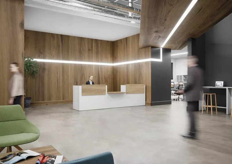Banque d'accueil ABBA avec PMR central