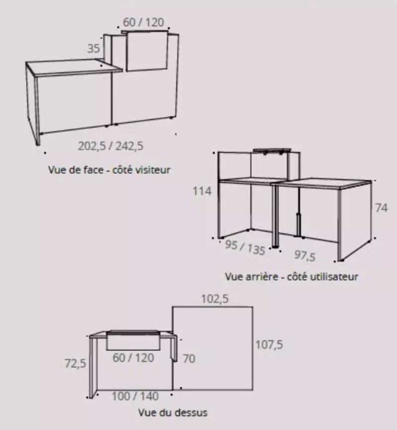 Banque d'accueil ABBA avec PMR 