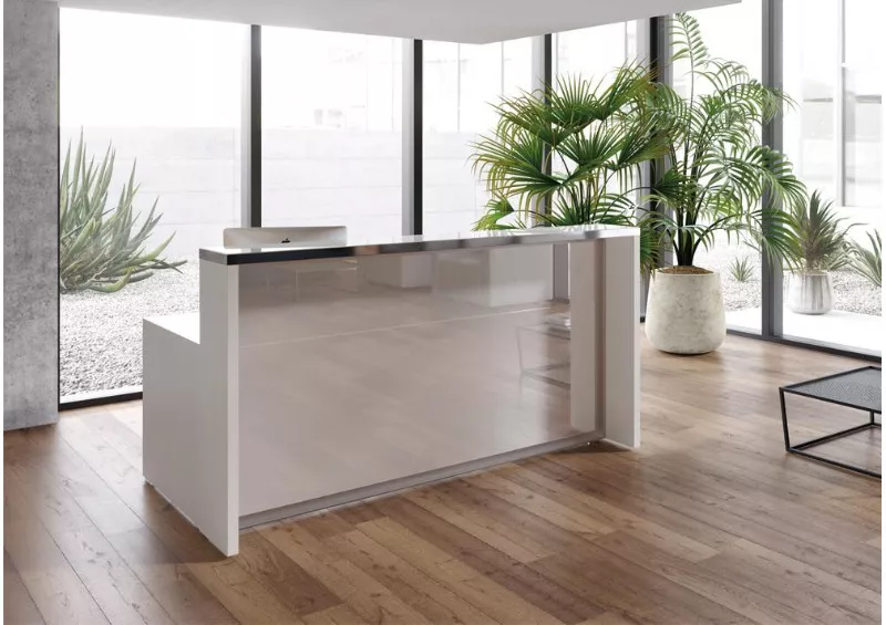 Banque d'Accueil Aurora Élégance - Design Italien & Modulable