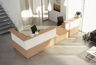 Banque d'accueil d'angle Muse avec module PMR