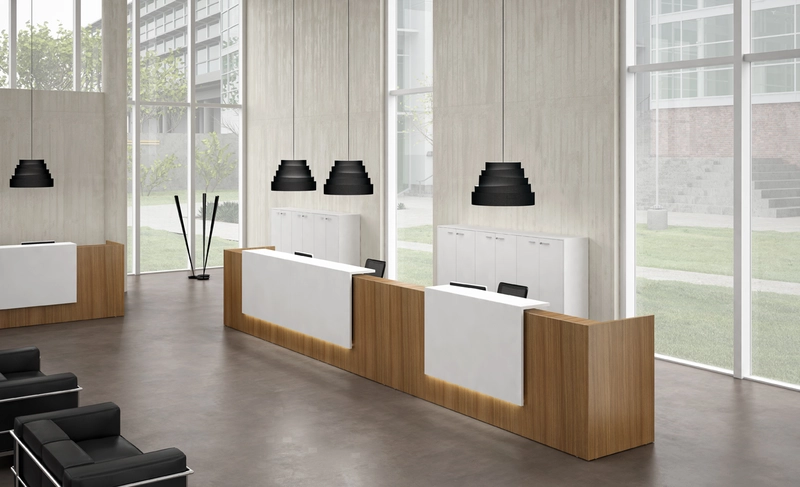 Banque d'accueil double Zeta