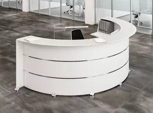 Banque d'accueil Glass à 180°