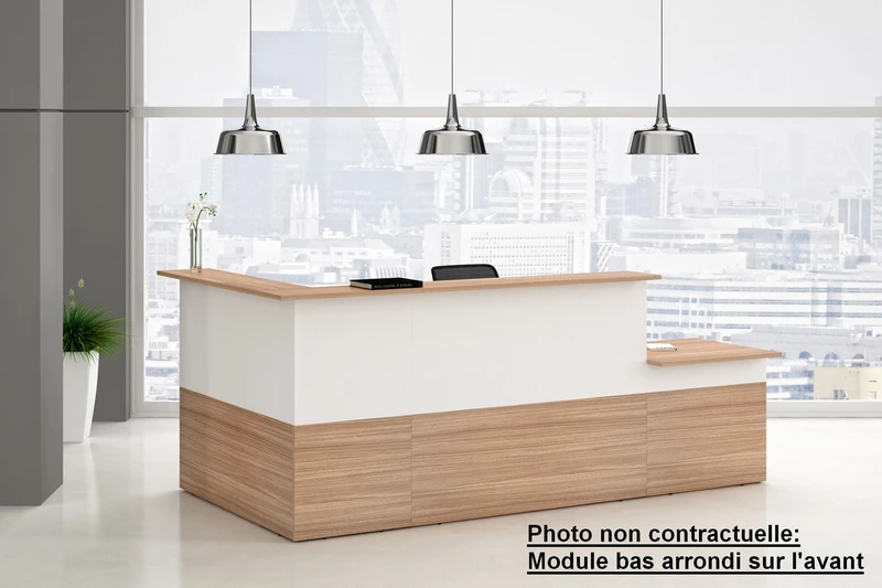 Module bas pour banque d'accueil Muse - Conformit&eacute; PMR