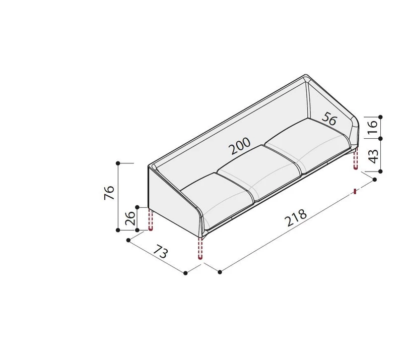 Canapé 3 places SET