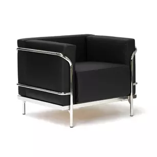 Fauteuil cuir Carré d'As