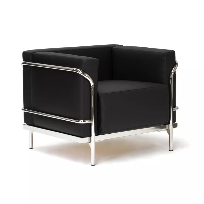 Fauteuil cuir Carré d'As