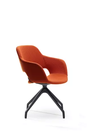 Fauteuil d'accueil Wiz pieds noirs