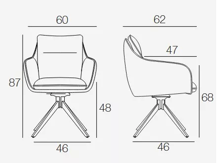 Lot de 2 fauteuils Irish