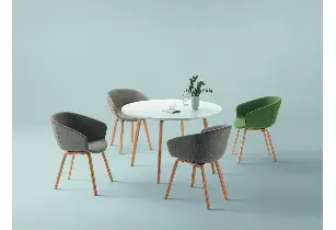 Lot de 2 fauteuils visiteur SCANDY