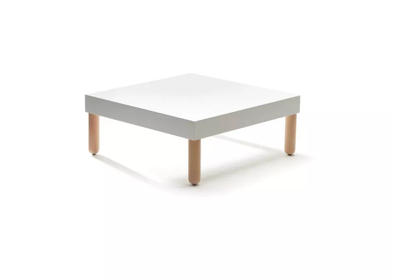 Table basse Quadro pieds bois
