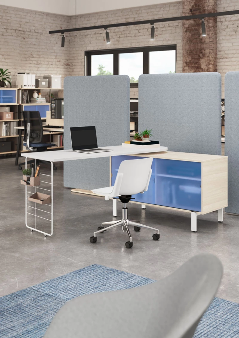 Desk Home Office Giratoire 360° Structure métal