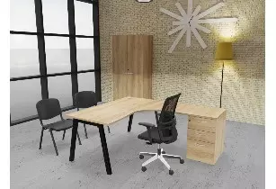 Bureau compact Atmosphéric avec retour sur caisson