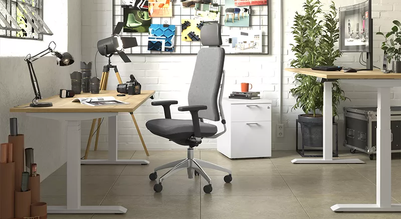 Bureau Assis-Debout &Eacute;lectrique STARTER | Profondeur 60 cm - Format Compact Ergonomique