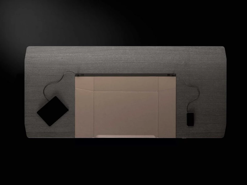 Bureau de Direction Électrique Eleplan – Assis-Debout Design en Placage Bois