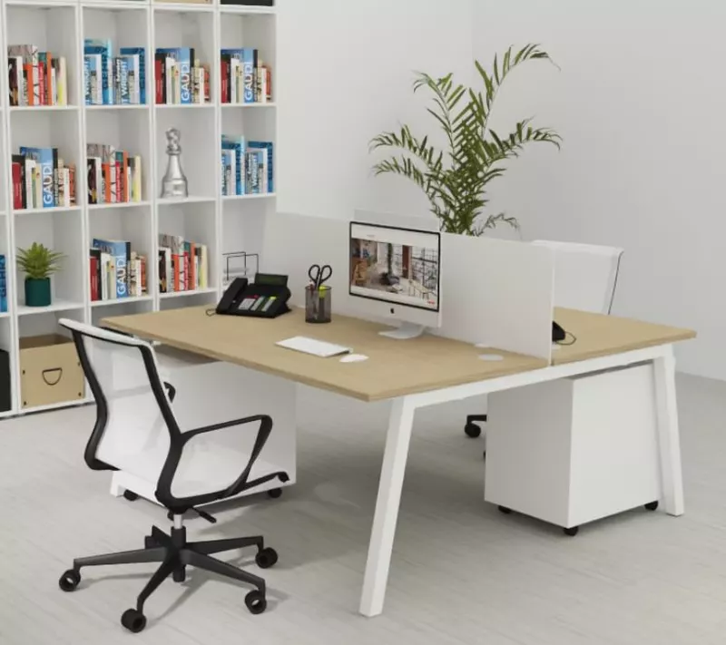 Bureau Bench 2 pers ATMOSPHERIC Prof.70 cm