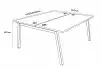 Bureau Bench 2 Personnes ATMOSPHERIC – Profondeur 70 cm & Fabriqué en France