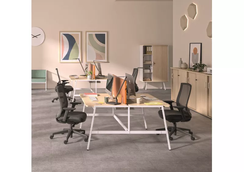 Bureau Bench 2 personnes avec ou sans rangement Altys