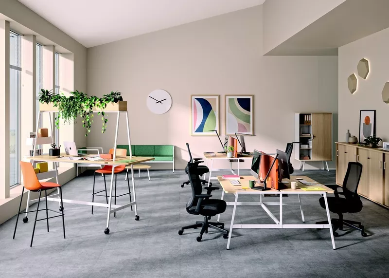 Bureau Bench 2 personnes avec ou sans rangement Altys