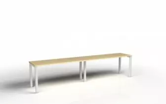 Bureau Bench 2 personnes Tempo côte à côte