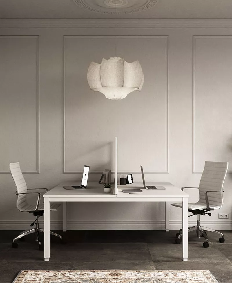 Bureau Bench 2 personnes Tempo- Modulable Open Space L120-L180 cm