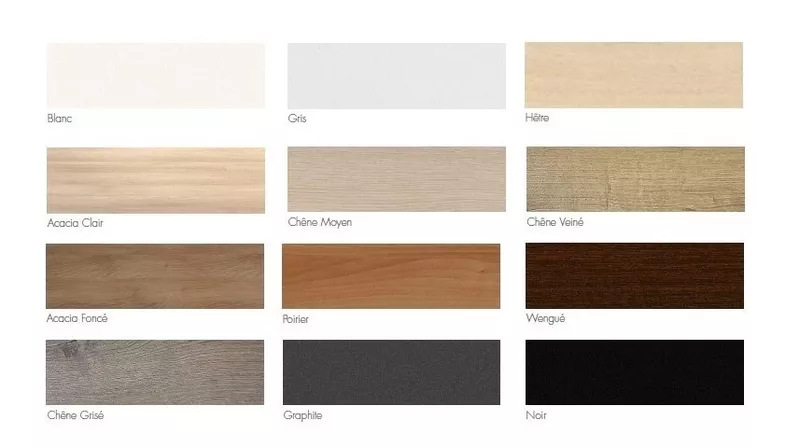 Bureau Bench 2 personnes Tempo- Modulable Open Space L120-L180 cm