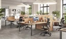 Bureau Bench 2 Personnes Tempo | Top Access Central (Goulotte non incluse)