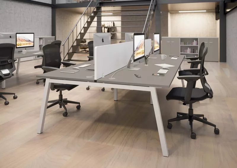 Bureau Bench 4 pers ATMOSPHERIC - Profondeur 80 cm