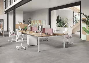 Bureau Bench 4 Personnes Alto – Espace Collaboratif Modulable et Robuste