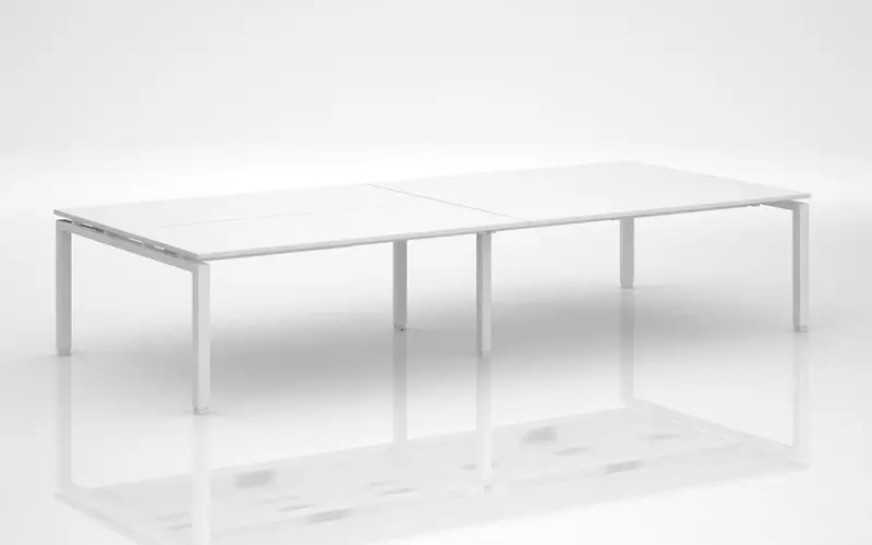 Bureau Bench 4 Personnes Alto &ndash; Espace Collaboratif Modulable et Robuste